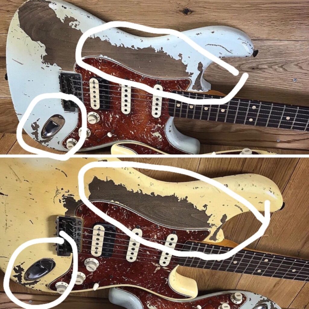 Comparativa de dos Fender Stratocaster Relic Custom Shop