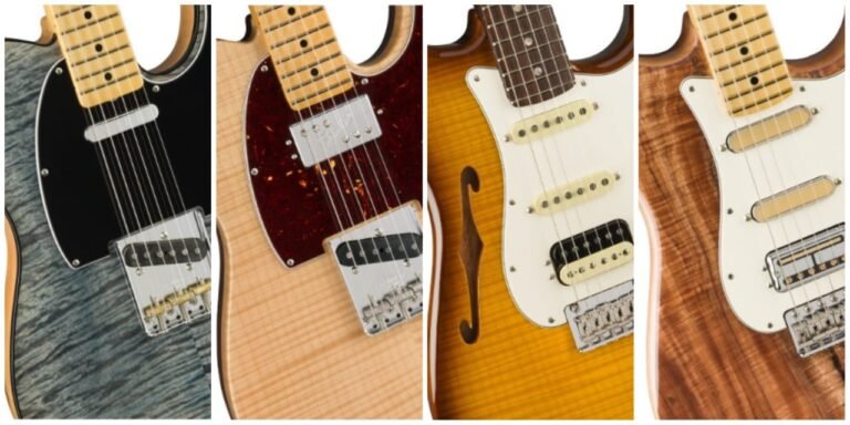 Fender Rarity Collection Nuevas Fender Rarities Series, con tapas flameadas - Guitarriego