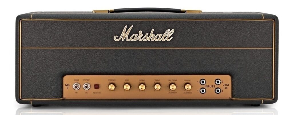 Amplificadores clássicos: foto Marshall JTM-45 MKII