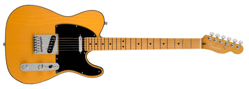 Fender American Ultra Telecaster®, Diapasón de arce, Butterscotch Blonde.