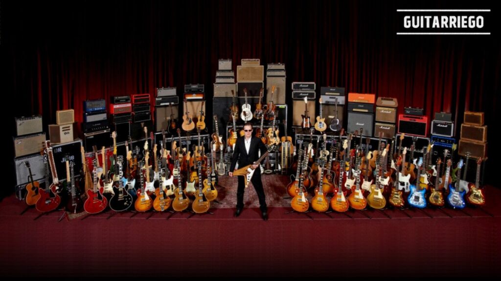 Joe Bonamassa revealed how many guitars and amps his collection has