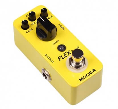 Mooer Flex Boost: Super versatile pedal. This is one of our best cheap guitar overdrive pedals.