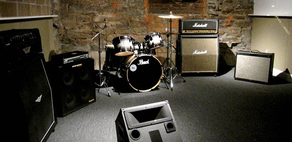 Volumes and location in the Rehearsal Studio or Room