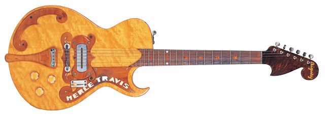 Guitarra de cuerpo sólido que Paul Bigsby construyó paraa Merle Travis.