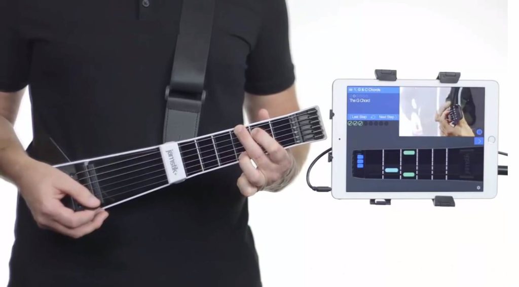 Jamstik, manico per chitarra con tastiera intelligente, ideale per imparare a suonare la chitarra.