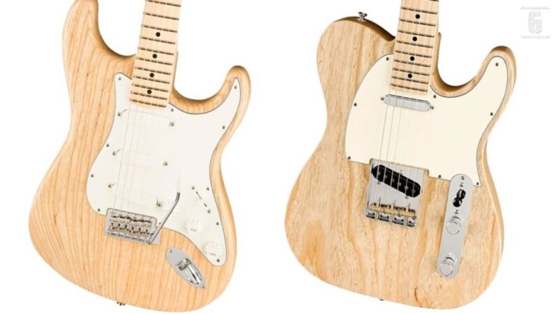 Fender lanza la edición limitada Raw Ash Stratocaster y Telecaster