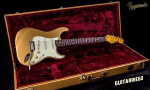 Guitarra Izquierdo Luthier Stratocaster Gold