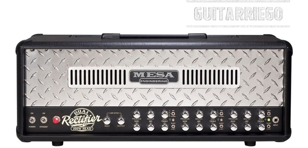 Mesa Boogie Dual Rectifier, um dos amplificadores de guitarra clássicos modernos.