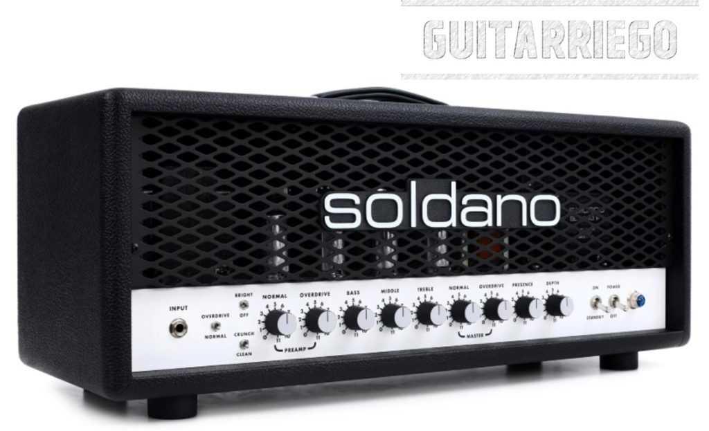 Soldano Super Lead Overdrive SLO-100, um dos amplificadores de guitarra clássicos modernos.