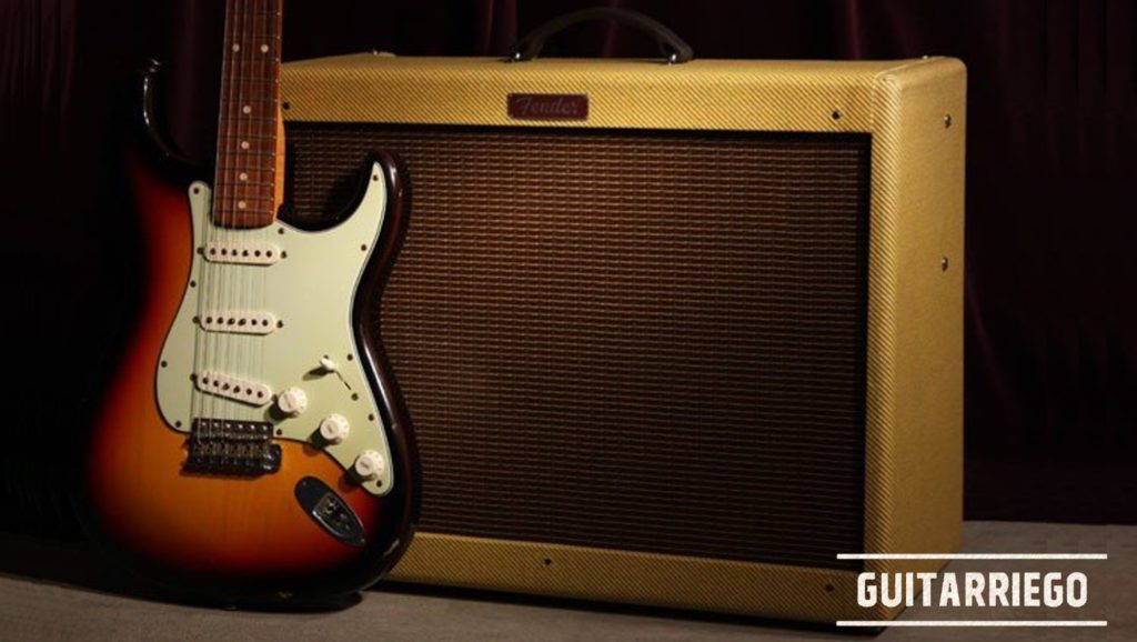 Melhore seu tom: Fender Stratocaster Guitar e Fender Blues Deluxe Tweed Amplifier