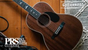 PRS SE P20 y P20E guitarra acustica tipo Parlor, en Vintage Natural, Blacktop y Charcoal