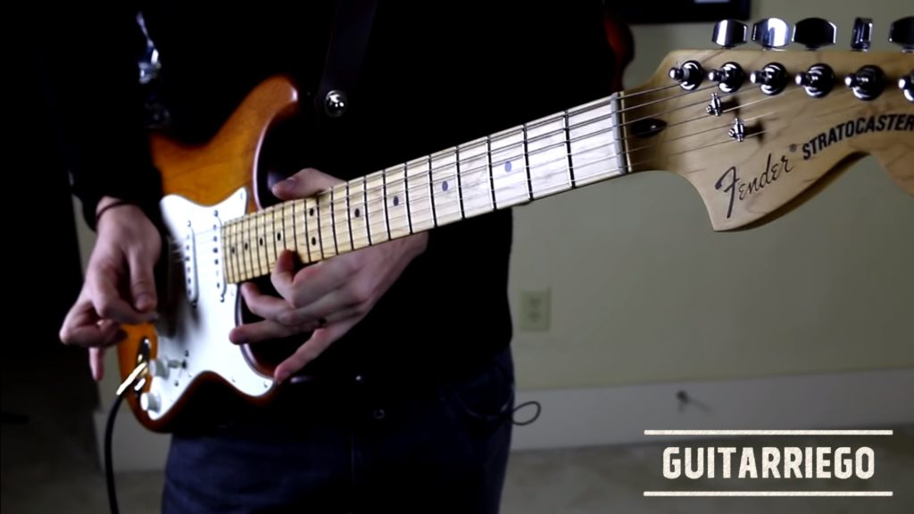 Ejercicios velocidad guitarra: Fender Stratocaster