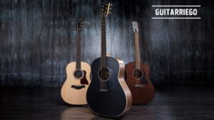 Taylor American Dream AD17 natural y Blacktop y AD27, guitarras acústicas.