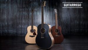 Taylor American Dream AD17 natural y Blacktop y AD27, guitarras acústicas.