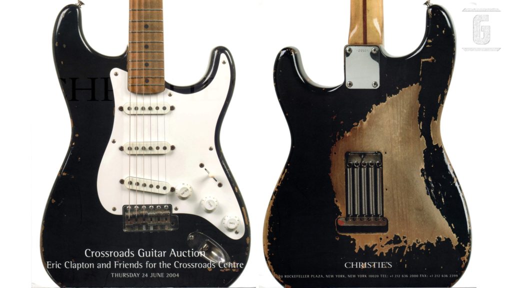 Eric Clapton's Blackie, one of the most legendary Fender Stratocasters.