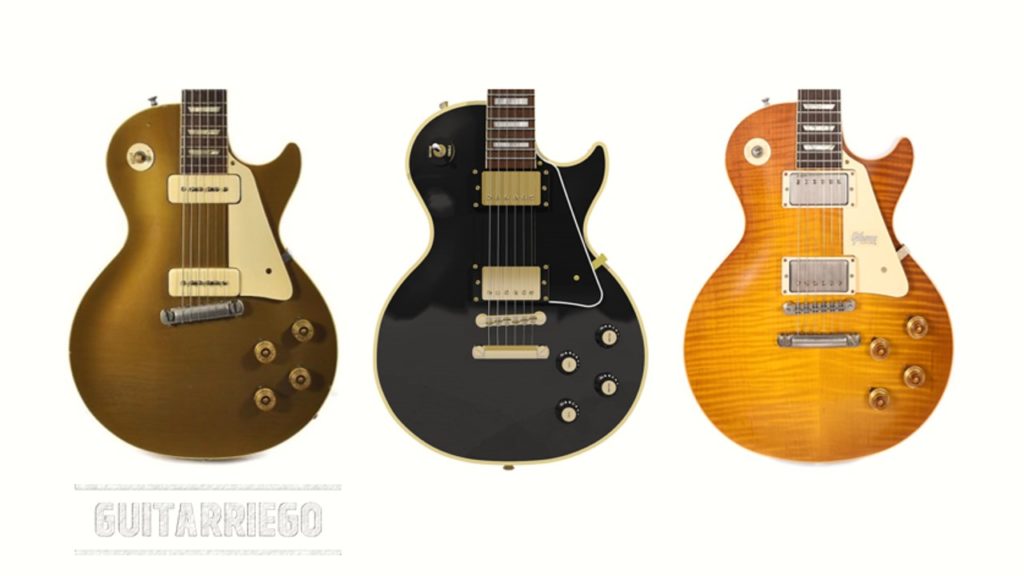 Gibson Les Paul: su evolución, desde la Standard a la Custom