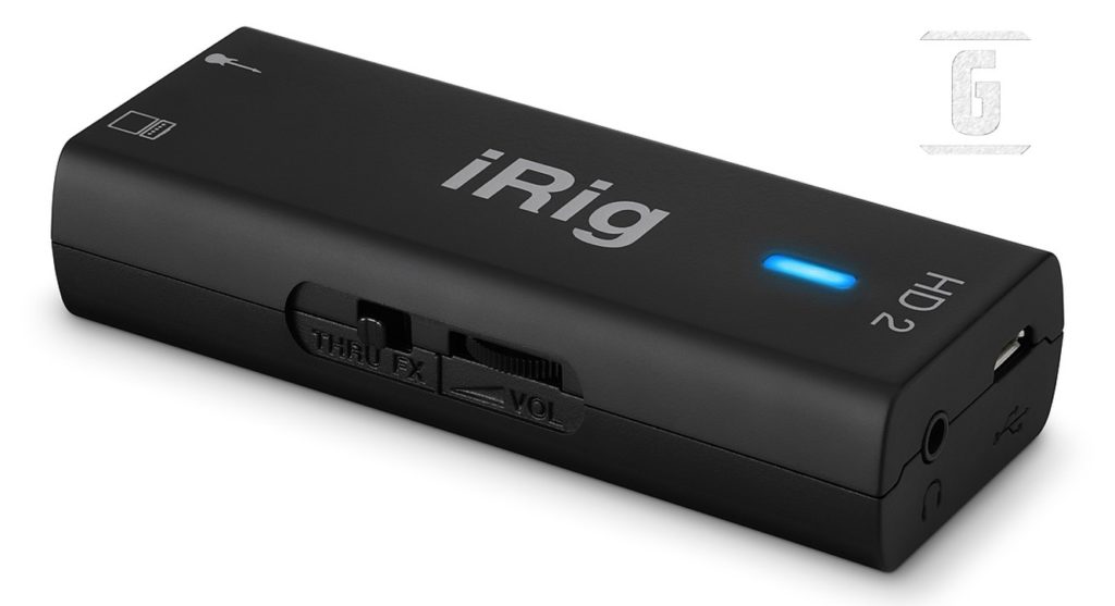 IK Multimedia iRig HD-2, l'interfaccia audio più utilizzata per chitarra elettrica.