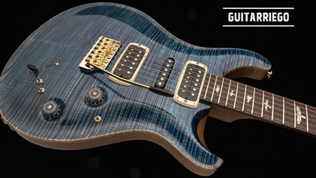 Paul Reed Smith, high-end guitars.