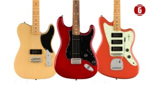 Nuevas guitarras Fender Stratocaster, Telecaster y Jazzmaster Noventa