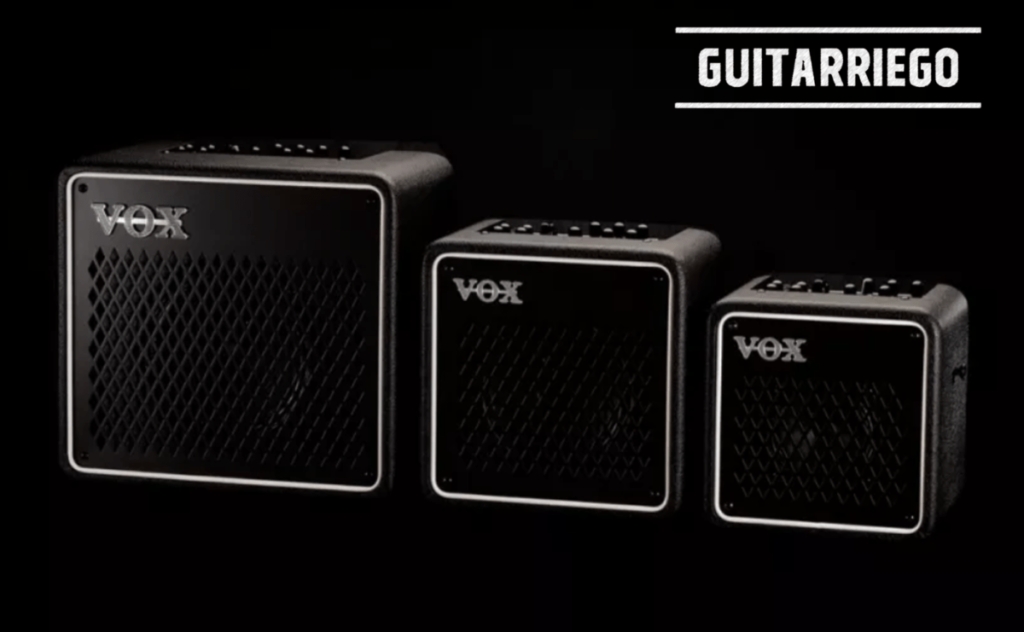 Vox Mini Go 3, 10 e 50 com tecnologia de modelagem digital VET.