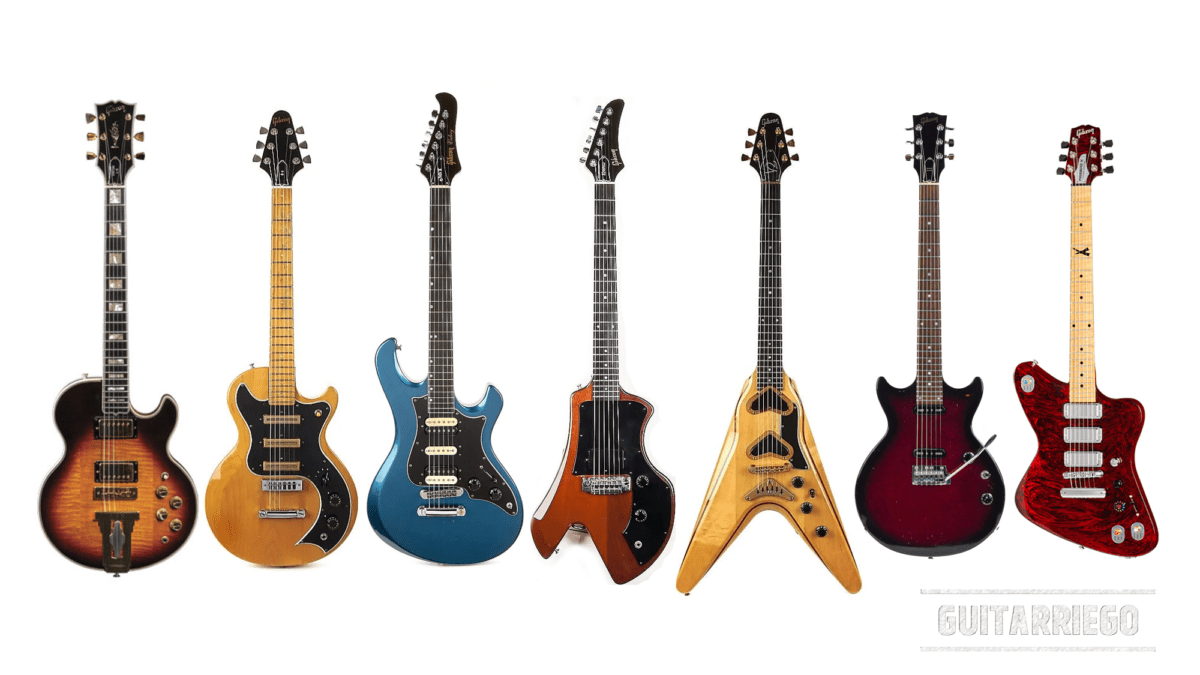 Os fracassos de Gibson: guitarras feias, raras e desconhecidas
