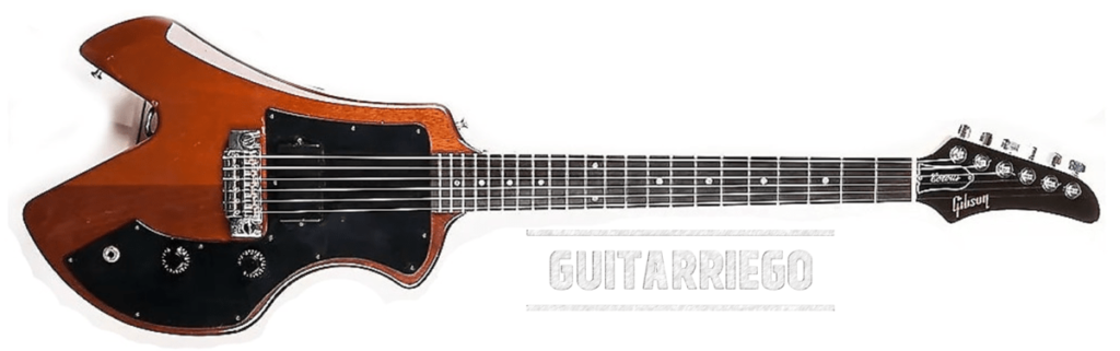 Gibson Corvus I, was made between 1982 and 1984. One of Gibson's biggest failures.