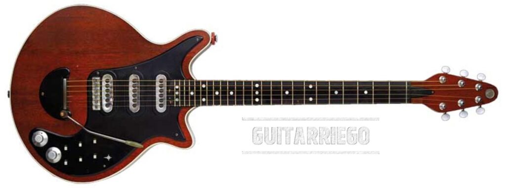 La chitarra Red Special del chitarrista dei Queen Brian May.