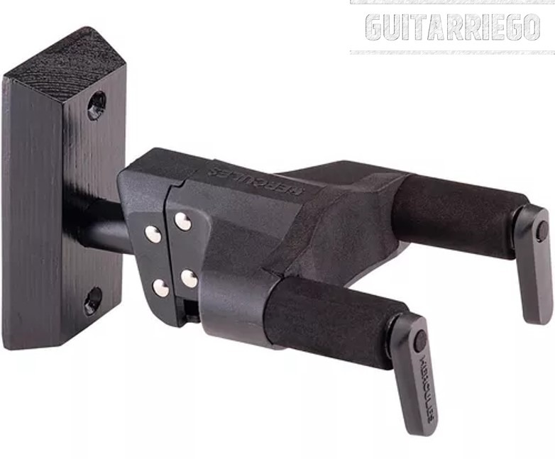 Hercules GSP38WB Suporte de parede para guitarra acústica montável com aderência automática.