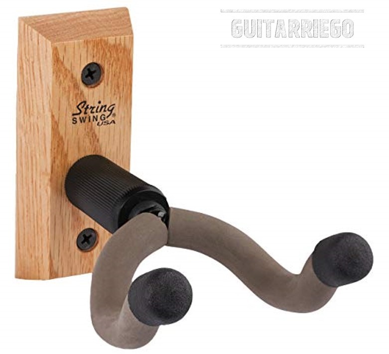 String Swing USA, one of the best wall mounts for guitars.