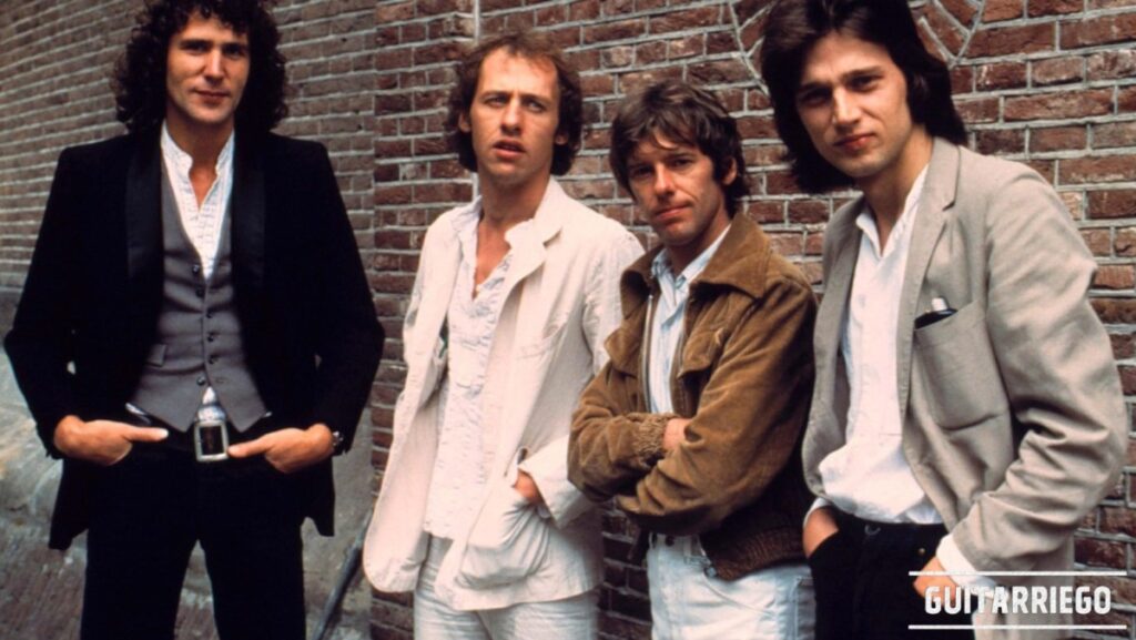 Dire Straits uma das bandas mais populares dos anos 70.